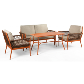 გარე ავეჯის კომპლექტი Comfort Room YLS8155-BROWN, 5Pcs, Furniture Set, Brown