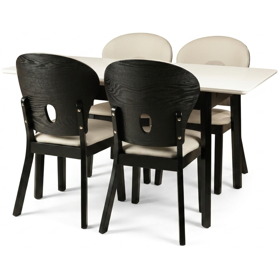 ავეჯის კომპლექტი Comfort Room DT9223+DC33, 5Pcs, Furniture Set, White