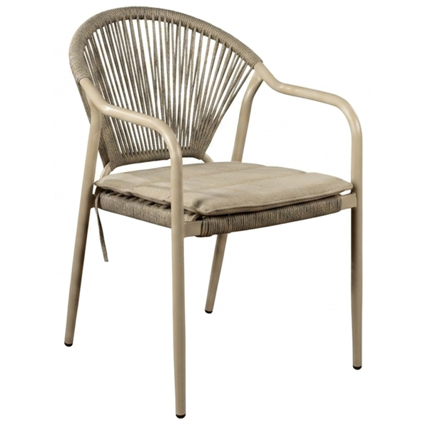 ბაღის ავეჯის კომპლექტი Comfort Room YLT5160-90+YLC5160 CREAM, 5Pcs, Furniture Set, Beige