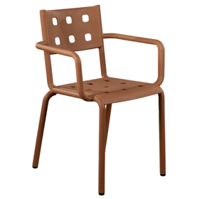 სკამი Comfort Room 1851-ORANGE, Garden Chair, Orange
