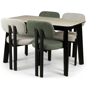 ავეჯის კომპლექტი Comfort Room DT9197-120+LCD250235, 5Pcs, Furniture Set, White