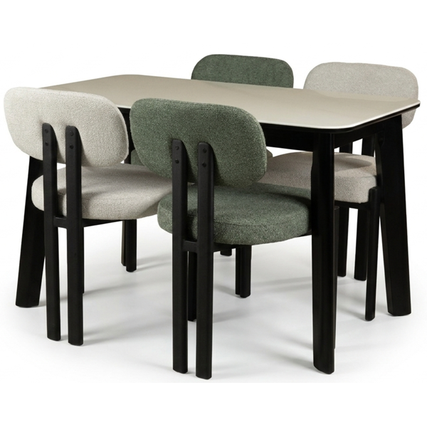 ავეჯის კომპლექტი Comfort Room DT9197-120+LCD250235, 5Pcs, Furniture Set, White