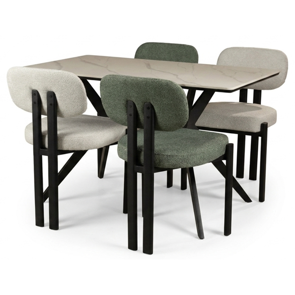 ავეჯის კომპლექტი Comfort Room F07-120WM + LCD25035, 5Pcs, Furniture Set, White