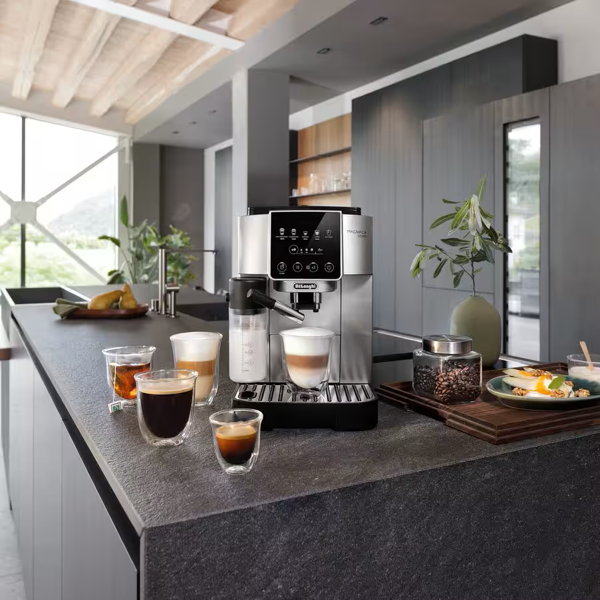 Coffee Machine DeLonghi ECAM220.80.SB Magnifica Start, 1450W, 1.8L, Black/Stainless Steel