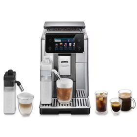 Coffee Machine Delonghi ECAM630.75.TM PrimaDonna Aromatic, 1450W, 2.2L, Black/Stainless Steel