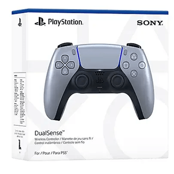 ჯოისტიკი Sony Playstation 0711719575870 DualSense, Wireless, Controller For PS 5, Bluetooth, 3.5mm, Type-C, Sterling Silver