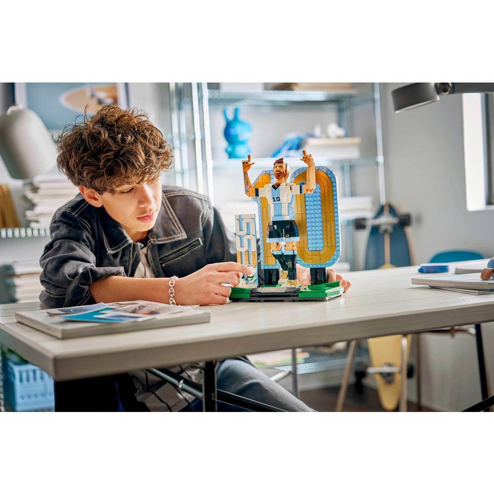 ასაწყობი კონსტრუქცია Lego 43015 Editions, Lionel Messi – Soccer Legend, Prefabricated Construction