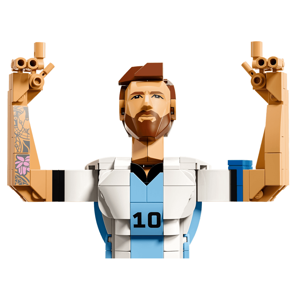 ასაწყობი კონსტრუქცია Lego 43015 Editions, Lionel Messi – Soccer Legend, Prefabricated Construction