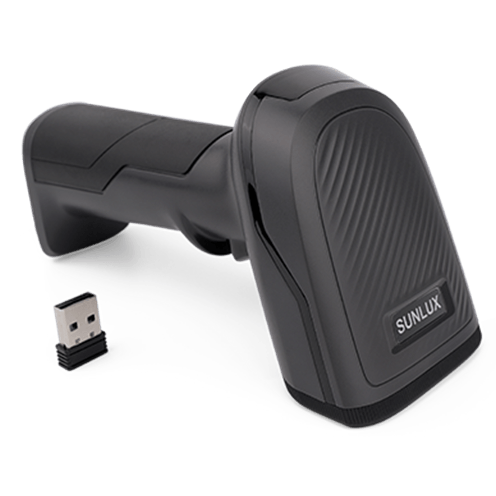 ბარკოდის სკანერი Sunlux XL-9621D, 2D, Bluetooth, USB, USB-VCP, Barcode Scanner, Black
