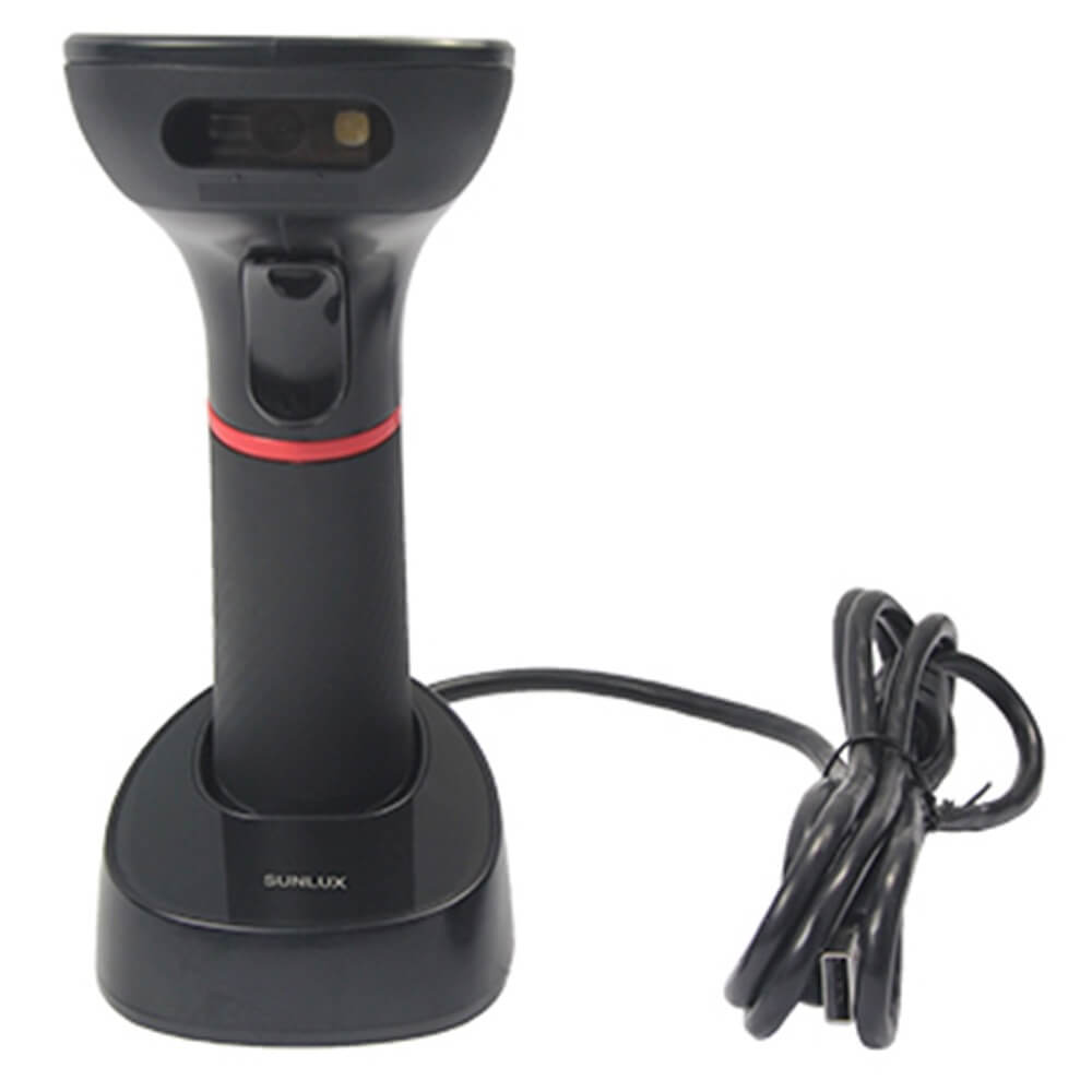 ბარკოდის სკანერი Sunlux XL-9610, 2D, Bluetooth, USB, USB-VCP, Barcode Scanner, Black
