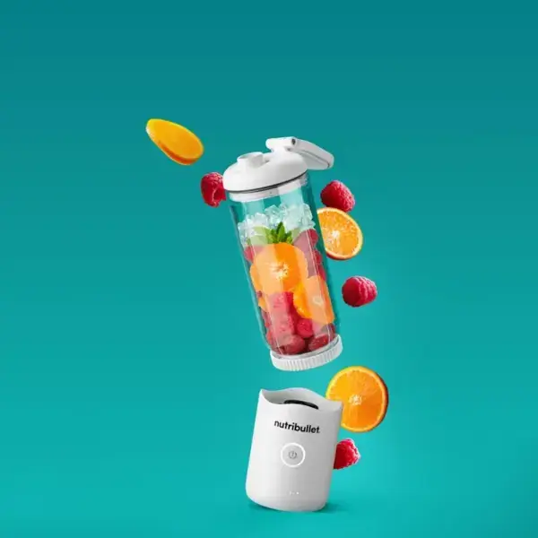 ბლენდერი NutriBullet NBP013W FLEX PORT, 100W, 400ML, Blender, White