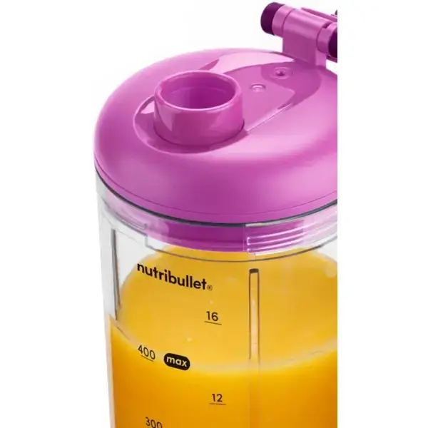 ბლენდერი NutriBullet NBP013VT FLEX PORT, 100W, 400ML, Blender, Purple