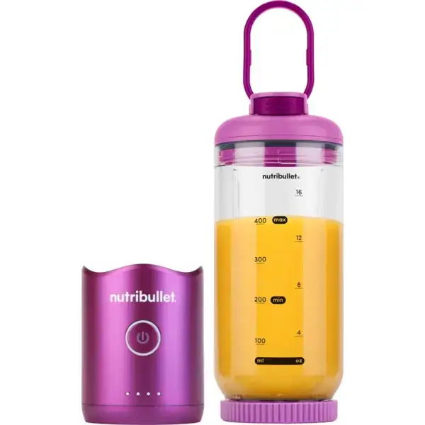ბლენდერი NutriBullet NBP013VT FLEX PORT, 100W, 400ML, Blender, Purple