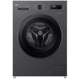 სარეცხი მანქანა LG F4Y1TYP6J.AMBQME3, 8Kg, 1200Rpm, 75dB, Washing Machine, Middle Black