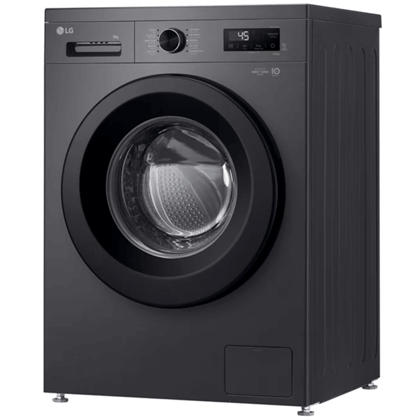 სარეცხი მანქანა LG F4Y1TYP6J.AMBQME3, 8Kg, 1200Rpm, 75dB, Washing Machine, Middle Black