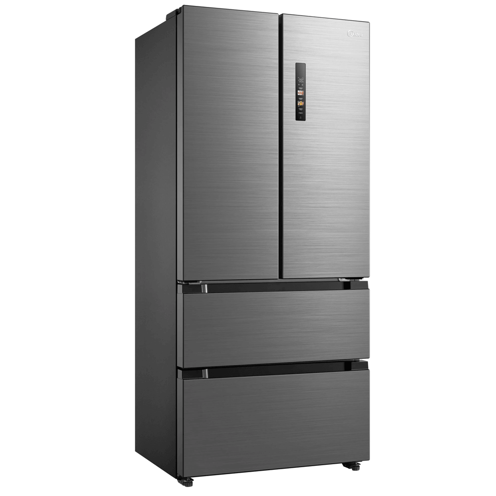 მაცივარი Midea MDRF692FIE46, 516L, E, 35DB, No Frost, Refrigerator, Inox