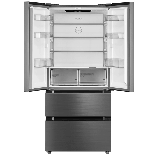 მაცივარი Midea MDRF692FIE46, 516L, E, 35DB, No Frost, Refrigerator, Inox