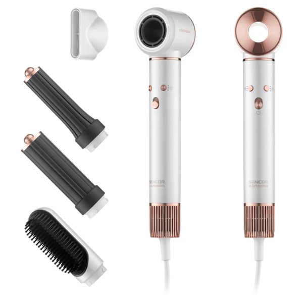 თმის საშრობი Sencor SHS 9100RS Artemiss Air, 1300W, Hair Dryer, Rose Gold