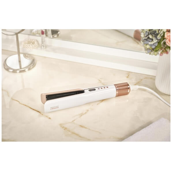 თმის უთო Sencor SHI 9100RS Artemiss, 1300W, Hair Straightener, White/Gold