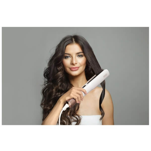 თმის უთო Sencor SHI 9100RS Artemiss, 1300W, Hair Straightener, White/Gold