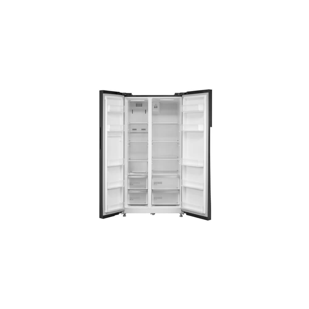 მაცივარი Midea MERS530FGE02, 548L, E, 35DB, No Frost, Refrigerator, Silver