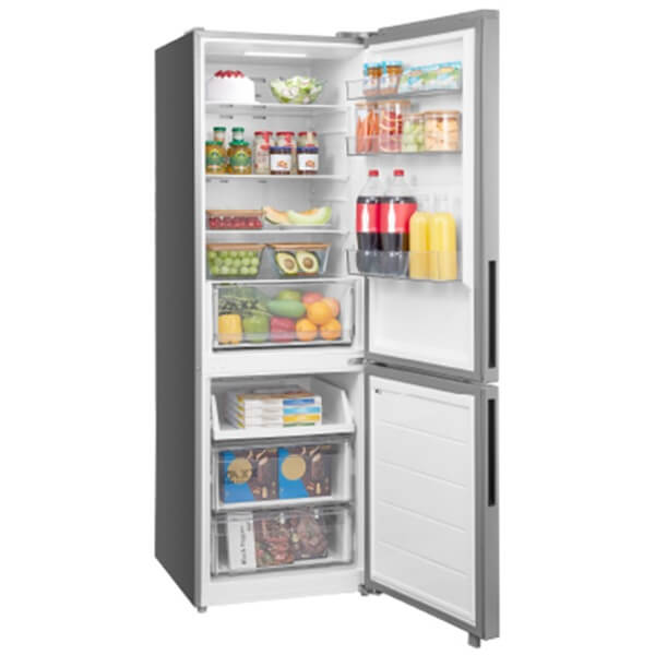 მაცივარი Midea MDRB548MME46, 401L, E, 35DB, No Frost, Refrigerator, Inox