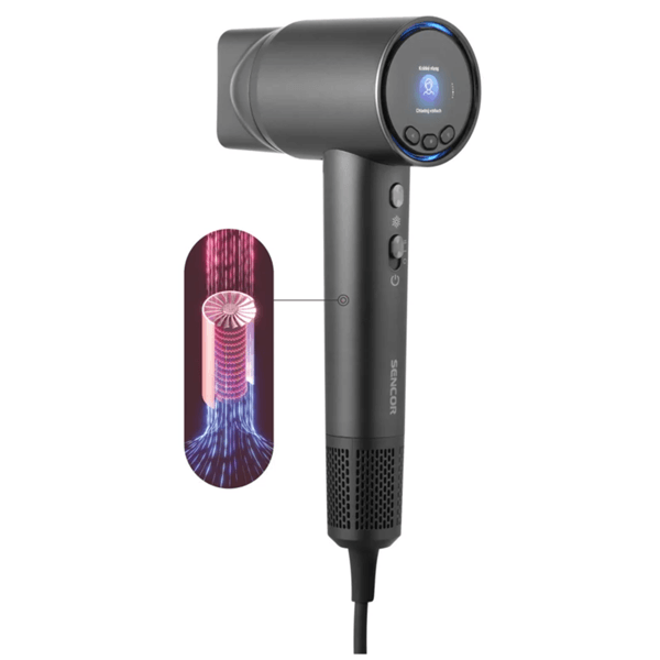 თმის საშრობი Sencor SHD 8600BK, 1600W, Hair Dryer, Grey