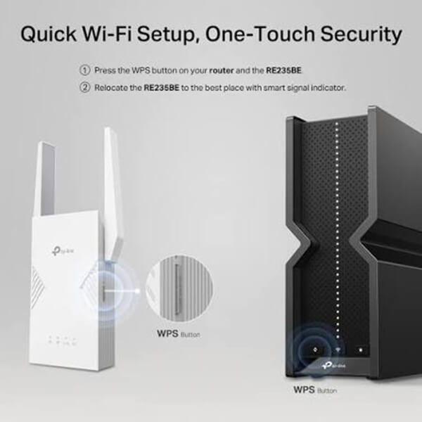 Wifi Range Extender TP-Link RE235BE, 2882Mbps, White
