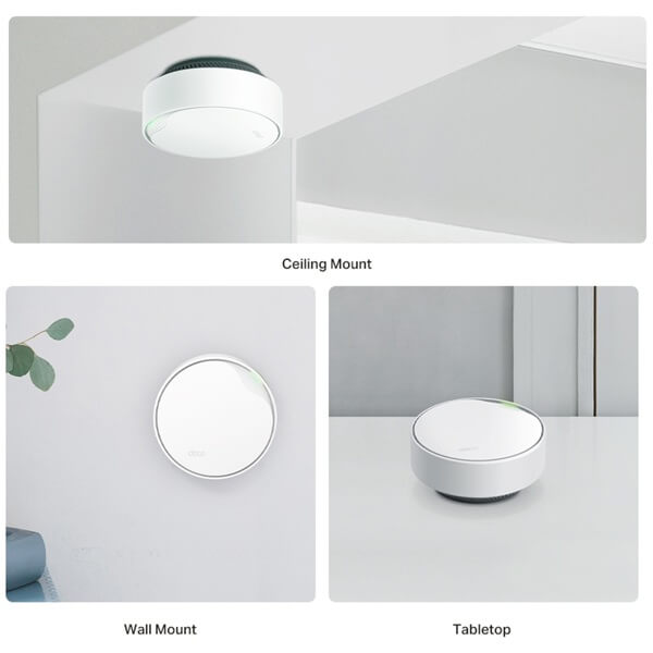Home Mesh WiFi 6 System TP-Link DECO X50-POE(1-PACK) AX3000, 2402Mbps, White