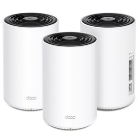 როუტერი TP-Link DECO PX10(3-PACK) AX1500 + AV1000, 1201Mbps, Home Mesh WiFi 6 System, White