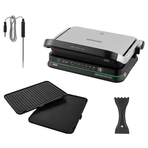 გრილი Sencor SBG 7030BK, 2100W, Grill, Black/Silver