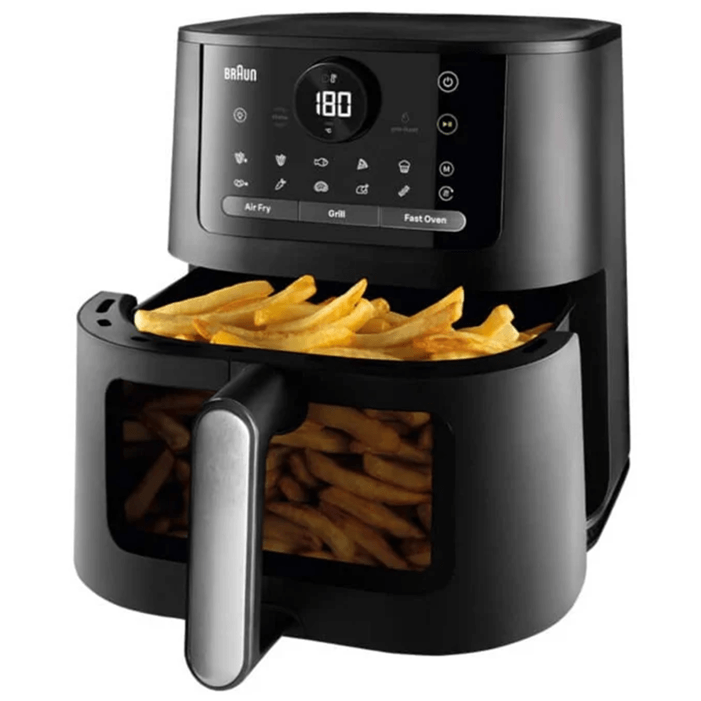 აეროგრილი Braun HF5075IBK MultiFry 5, 2000W, 6L, Air Fryer, Black