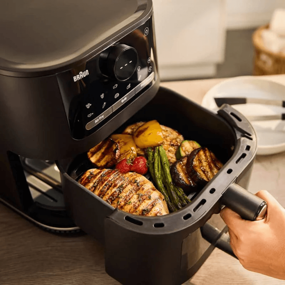 აეროგრილი Braun HF5075IBK MultiFry 5, 2000W, 6L, Air Fryer, Black