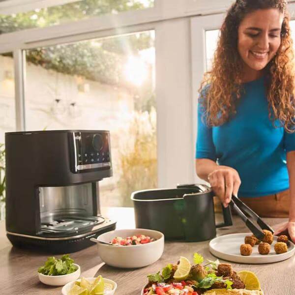 აეროგრილი Braun HF5054IBK MultiFry 5, 2000W, 6L, Air Fryer, Black