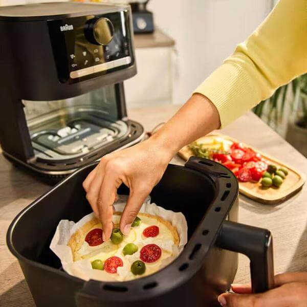 აეროგრილი Braun HF5054IBK MultiFry 5, 2000W, 6L, Air Fryer, Black