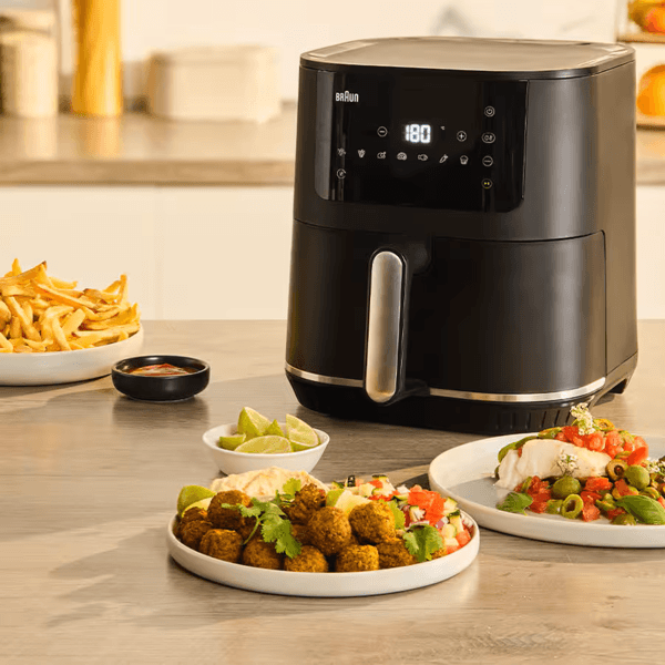Air Fryer Braun HF5034IBK MultiFry 5, 1700W, 6L, Black