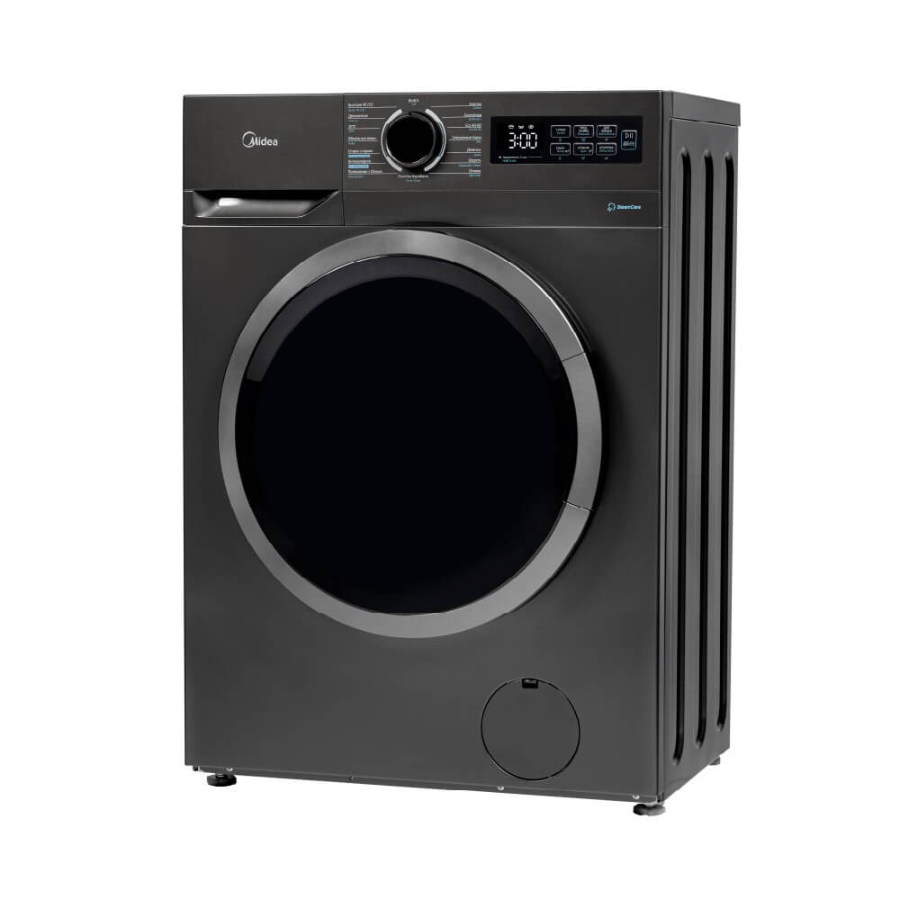 სარეცხი მაქნანა Midea MF01610US40/T, 6Kg, 1000Rpm, 79dB, A+, Washing Machine, Titanium