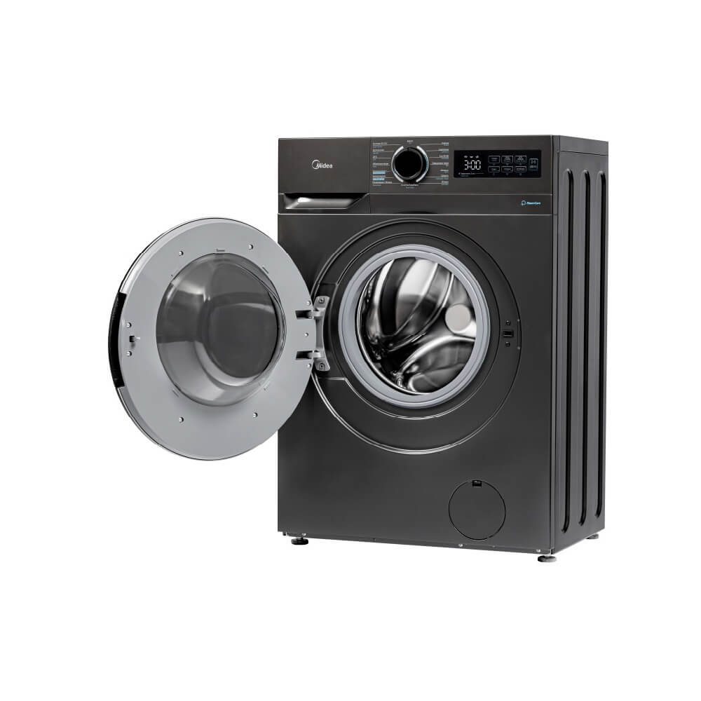 სარეცხი მაქნანა Midea MF01610US40/T, 6Kg, 1000Rpm, 79dB, A+, Washing Machine, Titanium