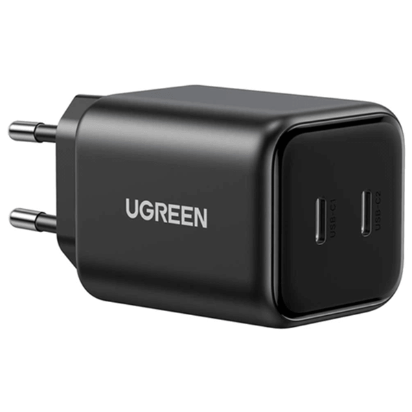 GaN Fast Charger UGREEN X526 (65058), 45W, Dual Type-C, Black