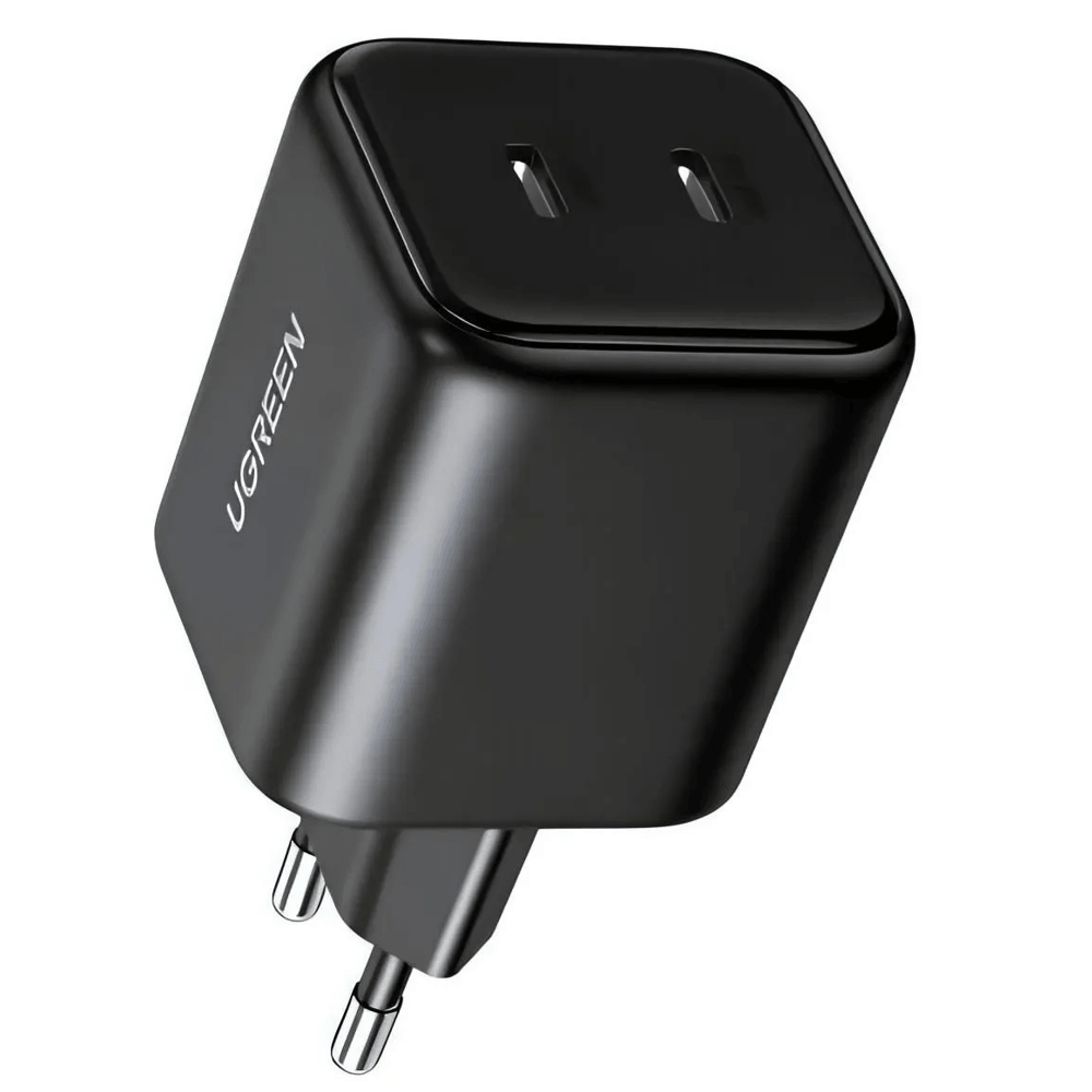 GaN Fast Charger UGREEN X526 (65058), 45W, Dual Type-C, Black