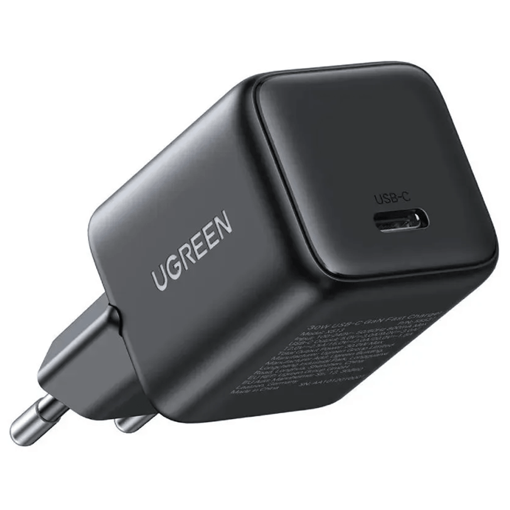 GaN Fast Charger UGREEN X513 (65007), 30W, Type-C, Black