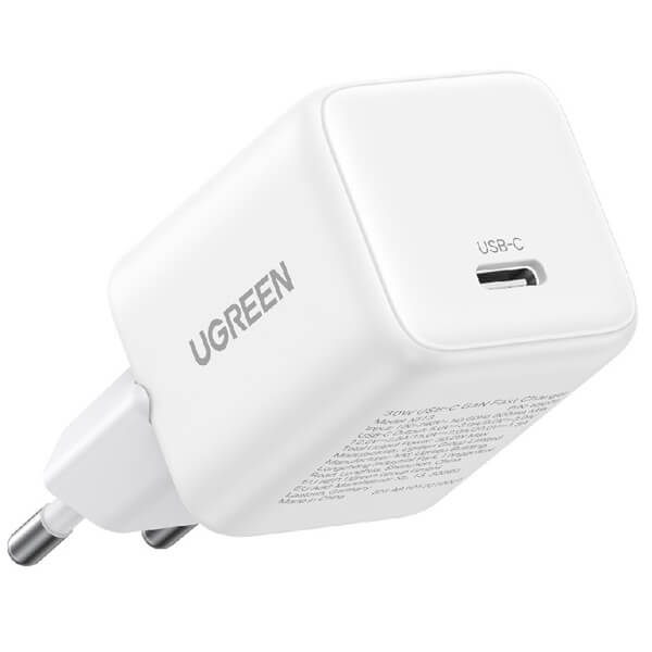 GaN Fast Charger UGREEN X513 (65009), 30W, Type-C, White