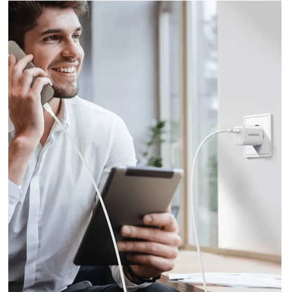 GaN Fast Charger UGREEN X513 (65009), 30W, Type-C, White