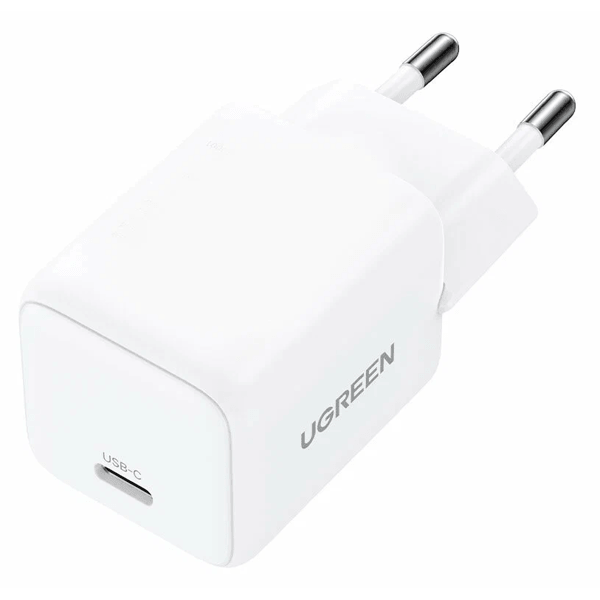 Fast Charger UGREEN X512 (55554), 20W, Type-C GaN, White