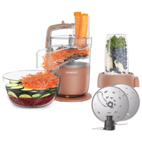 სამზარეულოს კომბაინი Kenwood FDP23.380RD MultiPro Go, 900W, 1.3L, Food Processor, Storm Red