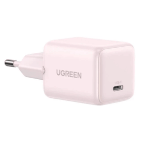 GaN Fast Charger UGREEN X512 (55556), 20W, Type-C, Pink