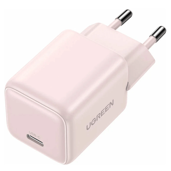 GaN Fast Charger UGREEN X512 (55556), 20W, Type-C, Pink