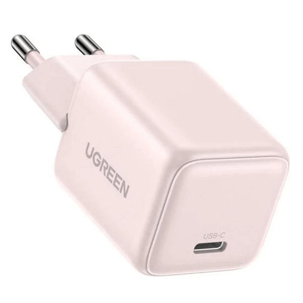GaN Fast Charger UGREEN X512 (55556), 20W, Type-C, Pink