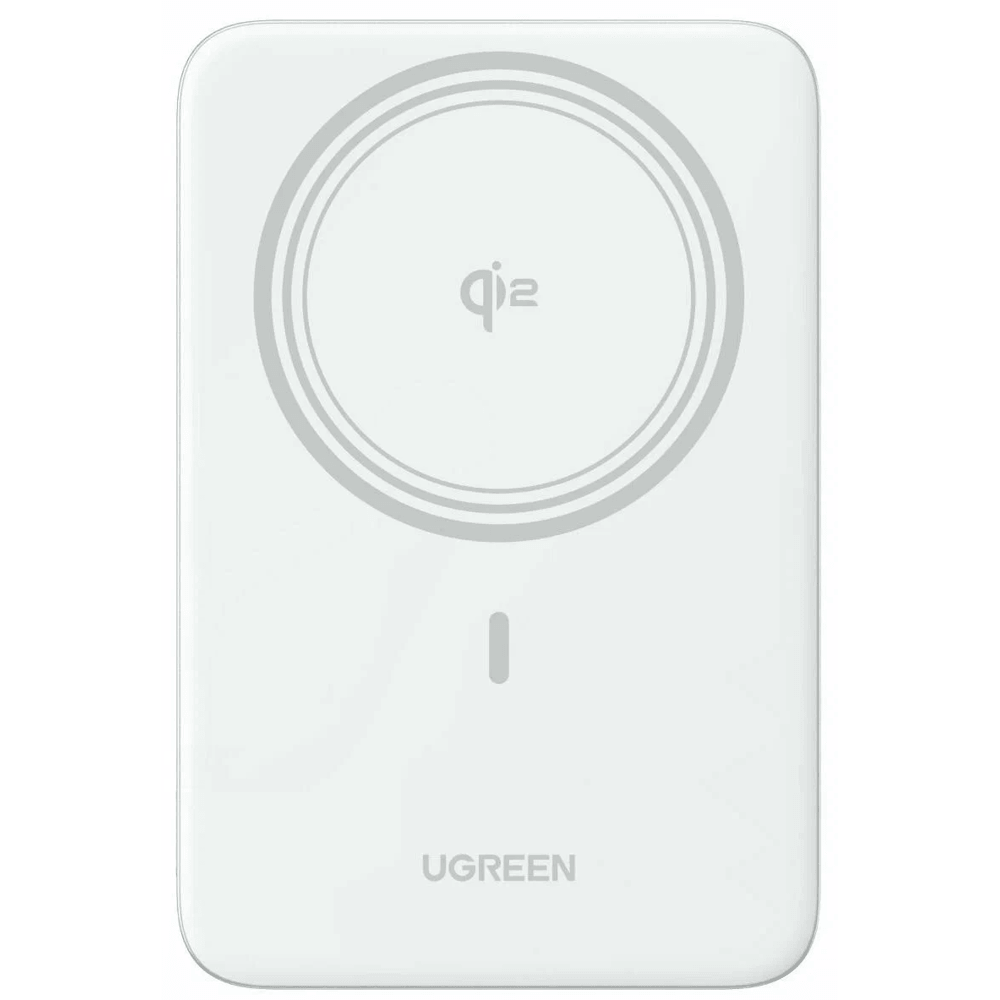 Magnetic Wireless Power Bank UGREEN PB580 (95931B), 5000mAh, 15W, Type-C, White