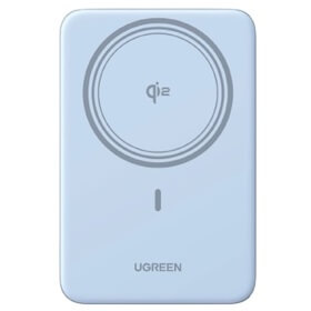 Magnetic Wireless Power Bank UGREEN PB580 (65840B), 5000mAh, Type-C, Light Blue